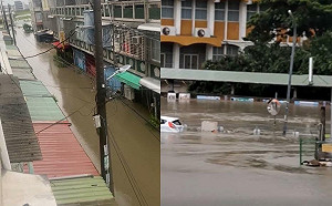 凱米超大豪雨驚人！中南部過了一夜淹水未退 慘狀曝光