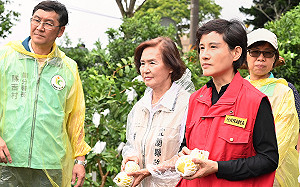 視察宜蘭農損災情 鄭麗君：已有7種農作物達農保理賠標準