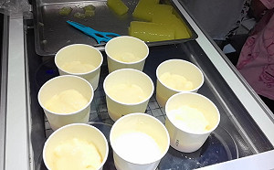 是真的! 桃園放颱風假就發200碗豆花 今明先發100碗