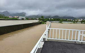 凱米颱風豪雨引政治口水  高市府：前瞻計畫發揮具體功效
