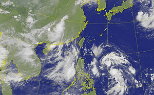 凱米凱風剛走又有熱低壓近台 天氣轉悶熱午後防局部大雨