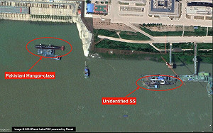 中國新潛艦？衛星照驚見未知新艦型 薩頓：X型尾舵、可能有VLS