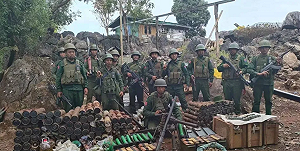 臘戍司令部遭插旗 一營緬軍投降! 同盟軍佔領市政廳 緬北將現華人自治區