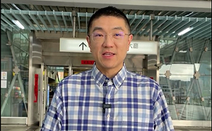 謝國樑車站發政策筆記本   拆樑團體：終於想與市民交流  提醒一事別犯法