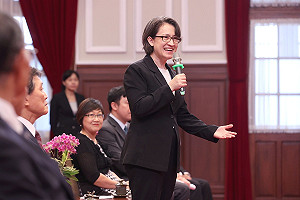 蕭美琴提出生地日本神戶 勉僑胞深化台日交流