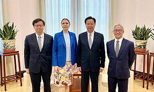 吳釗燮會IPAC立陶宛主席 盼攜手捍衛國際和平
