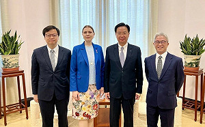 吳釗燮會IPAC立陶宛主席 盼攜手捍衛國際和平