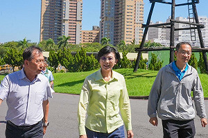 關心災後民生用水品質 林岱樺視察澄清湖淨水廠