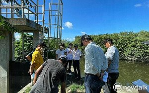 陳亭妃赴佳里北門會勘災後重建工程  南勢里水霸頭將設置抽水機