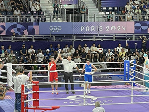 「台灣女拳王」林郁婷痛宰烏茲別克選手!距巴黎奧運獎牌只差一步