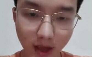 湖南青年方藝融承認掛反習標語  曾參加白紙運動