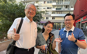 持台灣應援看板遭搶奪 陳世凱：若需報案駐法外館將協助