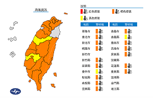 快訊》17縣市高溫特報!氣象署:4縣市飆38度
