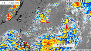 颱風恐生成!氣象專家:台灣東邊有龐大季風環流圈