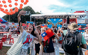 「麟洋配」金牌、定向飛靶與拳擊奪雙銅  文化奧運臺灣館秀彩蛋應援 全場齊唱國旗歌