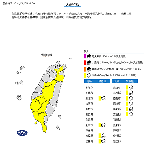 快訊》 午後雷陣雨來了!10縣市大雨特報