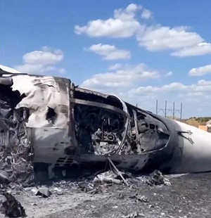 (影) Su-34被炸慘狀曝光! 俄空軍基地、煉油廠遭襲 俄報復轟查西夫亞爾 又襲基輔