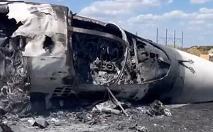 (影) Su-34被炸慘狀曝光! 俄空軍基地、煉油廠遭襲 俄報復轟查西夫亞爾 又襲基輔