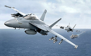 F/A-18、E2D緊急備戰! 美軍十多架戰機急奔中東基地 還有一個F-22中隊要來