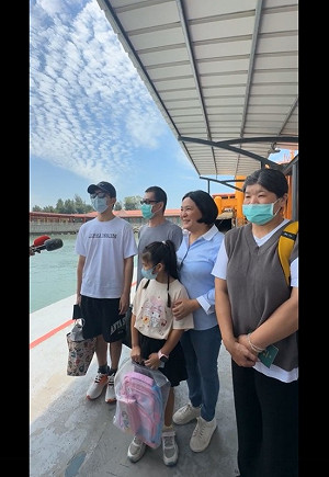 (影)軍人釣客滯留大陸5個月 陳玉珍今帶家屬接人返回金門
