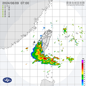 嘉南5縣市恐有局部短延時豪雨 花東北桃高溫拉警報