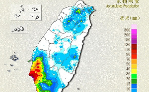 大雷雨狂轟！台南4區一級淹水警戒 累積雨量破200毫米