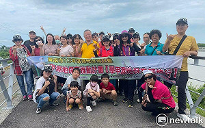 學甲濕地保育輕旅行親子熱情參與  強調「愛上學甲濕地」不虛此行