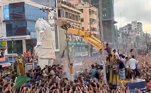 (影) 鎮壓導致數百人死亡! 警察過度執法引爆民怨 孟加拉大清算官二代