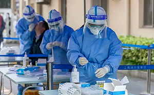 中國新冠再起! 變異毒株肆虐 上海再成重災區 廣東上個月1.8萬人感染