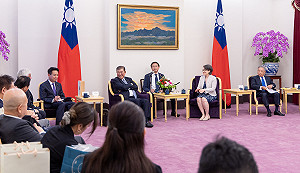 接見日本眾議員 蕭美琴:台海和平是區域共同期待