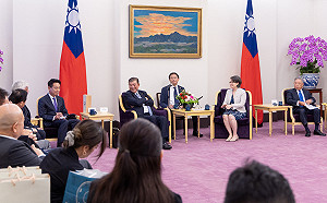 接見日本眾議員 蕭美琴：台海和平是區域共同期待