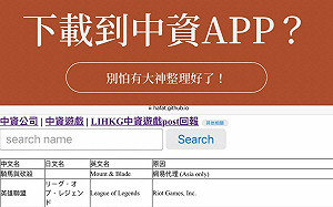 中資App洗產地清單驚人 網：武俠小說基本全中