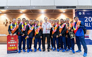 新明國中勇奪LLB世界次青少棒冠軍 張善政接機贈披「桃園之光」彩帶