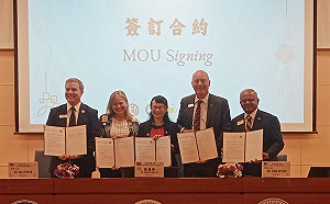 文藻結盟美奧州高等學府 陳其邁:台美相互交流共榮共好