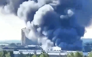 （影）JDAM轟俄空降兵司令部! 莫斯科近郊兵工廠也被炸 蕈狀雲竄上天