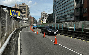 台一線高架往忠孝橋開放單線通行 建議改走台北橋及中興橋