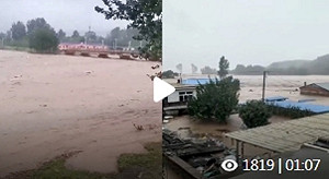 (影) 千年一遇暴雨重創葫蘆島! 4村落居民音訊全無 救災人員也被困 半路折返