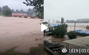 (影) 千年一遇暴雨重創葫蘆島! 4村落居民音訊全無 救災人員也被困 半路折返
