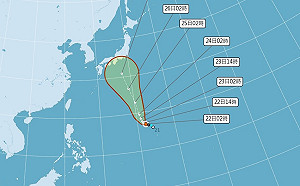 好天氣要結束了！15天連6颱生成超密集 颱風｢珊珊｣增強中恐大轉彎