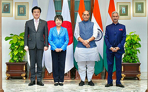 抗衡中國威脅！ 印日外長、防長「2＋2」新德里峰會 加強印太合作