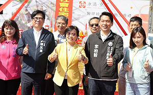 左營最大社宅「永清安居」開工 陳其邁稱有李柏毅幫忙分擔解憂