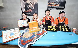 李家慷、白曜誠當店長 領航猿攜老窩做公益