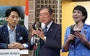 自民黨總裁選舉 日媒民調：石破、小泉、高市領先