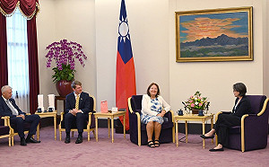 蕭美琴接見瑞典跨黨派訪團  感謝共同捍衛價值