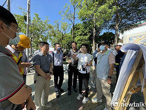 陳亭妃協調台電9月底遷移西門路管線  以利公園北路箱涵11月底完工