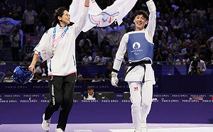 蕭翔文貫徹「運動家精神」巴黎帕運跆拳道摘銅進帳台灣隊首面獎牌