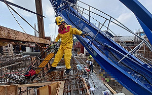 鳳山三井商場工地意外一死一重傷 現場勒令停工釐清肇災原因