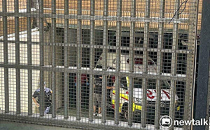 彭振聲身體不適送醫 下午4時出院戒護返北檢