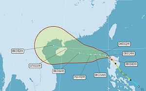 摩羯上看中颱！專家：外圍環流今起影響 4地區防雨勢