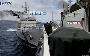 中菲連串海警衝突之際 共軍登陸艦入南海引關注